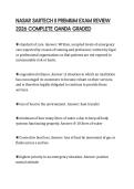 NASAR SARTECH II PREMIUM EXAM REVIEW 2026 COMPLETE QANDA GRADED