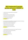 HESI Fundamentals Preparation Exam &vert; Verified Practice Questions & Correct Detailed Answers &vert; 2026&sol;2027 A&plus; Grade