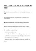 MDC 2 EXAM 1 2026 PRACTICE QUESTION SET TWO