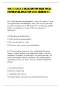 MDC IV EXAM 2 EXAMINATION TEST FINAL PAPER FULL SOLUTION 2026 GRADED A&plus;&period;