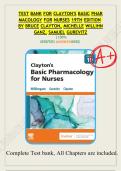 TEST&period;BANK&period;FOR&period;CLAYTON&rsquo;S&period;BASIC&period;PHARMACOLOGY&period;FOR&period;NURSES&period;19TH&period;EDITION&period;BY&period;MICHEL LE&period;J&period;&period;WILLIHNGANZ&comma;  SAMUEL&period;L&period;&period;GUREVITZ&comma;&period;BRUCE&period;CLAYTON&period;CHAPTER&period;1-48 