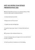 NATE GAS HEATING EXAM DETAILED PREPARATION PACK 2026