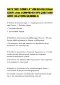 NATE TESTS COMPILATION BUNDLE EXAM SCRIPT 2026 COMPREHENSIVE QUESTIONS WITH SOLUTIONS GRADED A&plus;