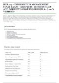 BUS 215 &ndash; Information Management Final Exam &lpar;2026&sol;2027&rpar; &vert; Business Technology & Information Systems Comprehensive Assessment