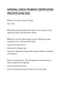 NATIONAL CHECK PAYMENTS CERTIFICATION PRACTICE EXAM 2026