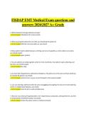 Fisdap EMT Medical Exam &vert; Verified Practice Questions & Correct Detailed Answers &vert; 2026&sol;2027 A&plus; Grade