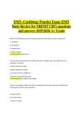 EMT Cardiology Practice Exam &vert; Basic Review for NREMT CBT &vert; Verified Questions & Correct Detailed Answers &vert; 2025&sol;2026 A&plus; Grade