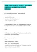 MEDICATION ADMINISTRATION TEST BANK PREP 2026 ACCURATE QUESTIONS VERIFIED
