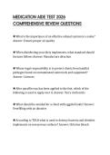 MEDICATION AIDE TEST 2026 COMPREHENSIVE REVIEW QUESTIONS