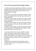 PSYC 387 Practice Questions With Complete Solutions
