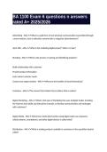BA 1100 Exam 6 questions n answers rated A&plus; 2025&sol;2026