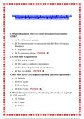 20-FL-X CERTIFIED DESIGNATED REPRESENTATIVE &lpar;CDR&rpar; PACKAGED EXAMS &excl;&excl;&excl;