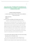 WGU D220 TASK 1 &vert; INFORMATION TECHNOLOGY IN NURSING PRACTICE &vert; ATTEMPT 1 &vert; 2026 UPDATE WITH COMPLETE SOLUTION