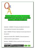 Medical Billing & Coding Terminology &lpar;30&plus; Q&A&rpar; &ndash; Claims&comma; Insurance&comma; HIPAA&comma; Software &vert; 2025&sol;2026