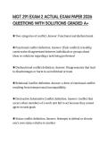 MGT 291 EXAM 2 ACTUAL EXAM PAPER 2026 QUESTIONS WITH SOLUTIONS GRADED A&plus;