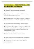 MGT 8803 EXAM 2 STUDY MATERIAL & CORE SUBJECTS TEST SUCCESS 2026&period;