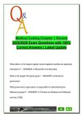 Medical Coding Chapter 1 Review &lpar;50&plus; Q&A&rpar; &ndash; Medicare&comma; MACs&comma; Parts A&ndash;D&comma; HIPAA&comma; Reimbursement &vert; 2025&sol;2026