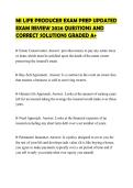 MI LIFE PRODUCER EXAM PREP UPDATED EXAM REVIEW 2026 QUESTIONS AND CORRECT SOLUTIONS GRADED A&plus;