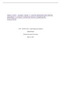 WGU C207 - QUM3 TASK 1 &vert; DATA-DRIVEN DECISION MAKING &vert; LATEST UPDATE WITH COMPLETE SOLUTION