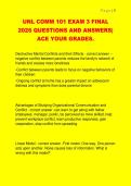UNL COMM 101 EXAM 3 FINAL  2026 QUESTIONS AND ANSWERS&vert;  ACE YOUR GRADES&period; 