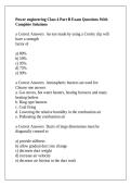 Power engineering Class 4 Part B Exam Questions With Complete Solutions