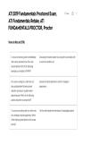 ATI Fundamentals Exam 2026  Proctored Exam PDF  ATI Retake Questions  Verified Nursing Answers