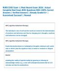NURS 5365 Exam 1 &vert;Most Recent Exam 2026 &vert; Actual  Complete Real Exam With Questions With 100&percnt; Correct  Answers &vert; Verified Answers &vert; Already Graded A&plus; &vert;  Guaranteed Success&excl;&excl; &vert; Newest 