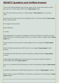 RDAEF2 Questions and Verified Answers