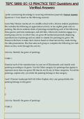 TEPC 5400&colon; Assessment 1 Questions and Verified  Answers