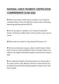 NATIONAL CHECK PAYMENTS CERTIFICATION COMPREHENSIVE EXAM 2026