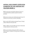 NATIONAL CHECK PAYMENTS CERTIFICATION EXAMINATION TEST 2026 QUESTIONS WITH SOLUTIONS GRADED A&plus;