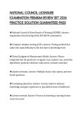 NATIONAL COUNCIL LICENSURE EXAMINATION PREMIUM REVIEW SET 2026 PRACTICE SOLUTION GUARANTEED PASS