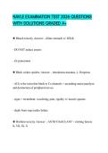 NAVLE EXAMINATION TEST 2026 QUESTIONS WITH SOLUTIONS GRADED A&plus;