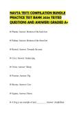 NAVTA TESTS COMPILATION BUNDLE PRACTICE TEST BANK 2026 TESTED QUESTIONS AND ANSWERS GRADED A&plus;