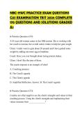 NBC-HWC PRACTICE EXAM QUESTIONS C&S EXAMINATION TEST 2026 COMPLETE 170 QUESTIONS AND SOLUTIONS GRADED A&plus;