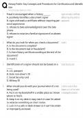 Notary Public Certification &sol; Key Concepts & Procedures for ID & Notarization &sol; Study Guide & Test Bank &sol; Score 100&percnt; &sol; 2025 Update