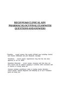 REGIS NU641 CLINICAL ADV PHARMACOLOGY FINAL EXAM WITH QUESTIONS AND ANSWERS