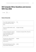 SDI Computer Nitrox Questions and Answers 100&percnt; Pass 2026