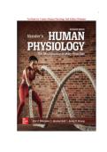 Test Bank for Vander&rsquo;s Human Physiology&comma; 16th Edition by Widmaier &vert; Complete Verified Questions & Answers