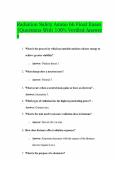 Radiation Safety Ammo 66 Final Exam &vert;Questions With 100&percnt; Verified Answers