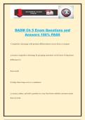 BADM Ch 5 Exam Questions and Answers 100&percnt; PASS