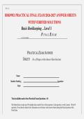 BBK99E1 PRACTICAL FINAL EXAM 2026-2027 ANSWER SHEETS WITH VERIFIED SOLUTIONS