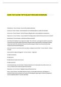 NURC 1001 EXAM 1 WITH QUESTIONS AND ANSWERS&period;
