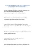 WGU D669 EXAM 2026&sol;2027 QUESTIONS AND CORRECT ANSWERS GRADED A&plus;
