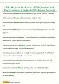 CRJ 104 - Exam &num;4 - Everett - UNR Questions with  Correct Answers &vert; Updated &lpar;100&percnt; Correct Answers&rpar;