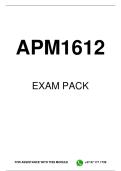 APM1612 EXAM PACK 2026