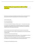 NUR 2214 Exam 3 questions with verified solution&period;