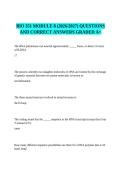 BIO 351 MODULE 8 &lpar;2026&sol;2027&rpar; QUESTIONS AND CORRECT ANSWERS GRADED A&plus;