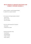 BIO 351 MODULE 6 &lpar;2026&sol;2027&rpar; QUESTIONS AND CORRECT ANSWERS GRADED A&plus;