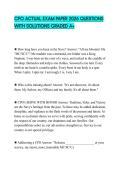 CPO ACTUAL EXAM PAPER 2026 QUESTIONS WITH SOLUTIONS GRADED A&plus;